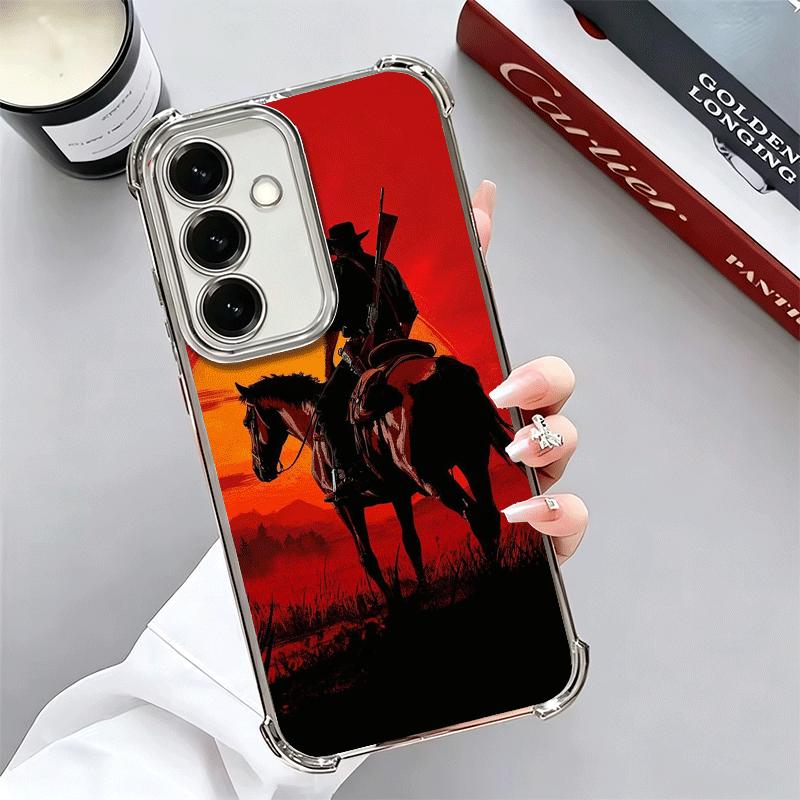 Red Dead R-Redemption Soft Phone Case For Samsung A17 A27 A07 A37 A57 A16 A56 A15 A55 A14 A54 A13 A53 A26 A36 A25 A35 A24 A34 A2