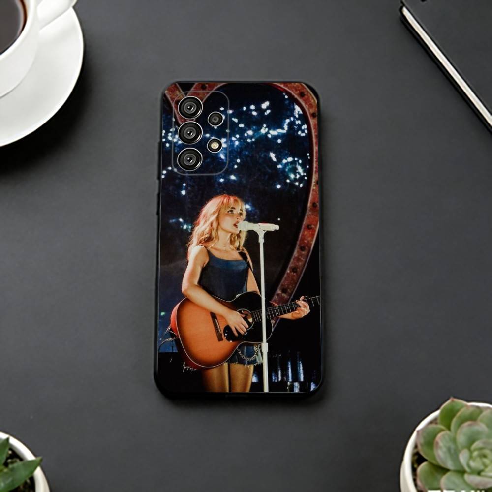 Singer C-BillieS Album Phone Case For Samsung S25,S24,S21,S22,S23,S30,Ultra,S20,Plus,Fe,Lite,Note,10,Black Cover