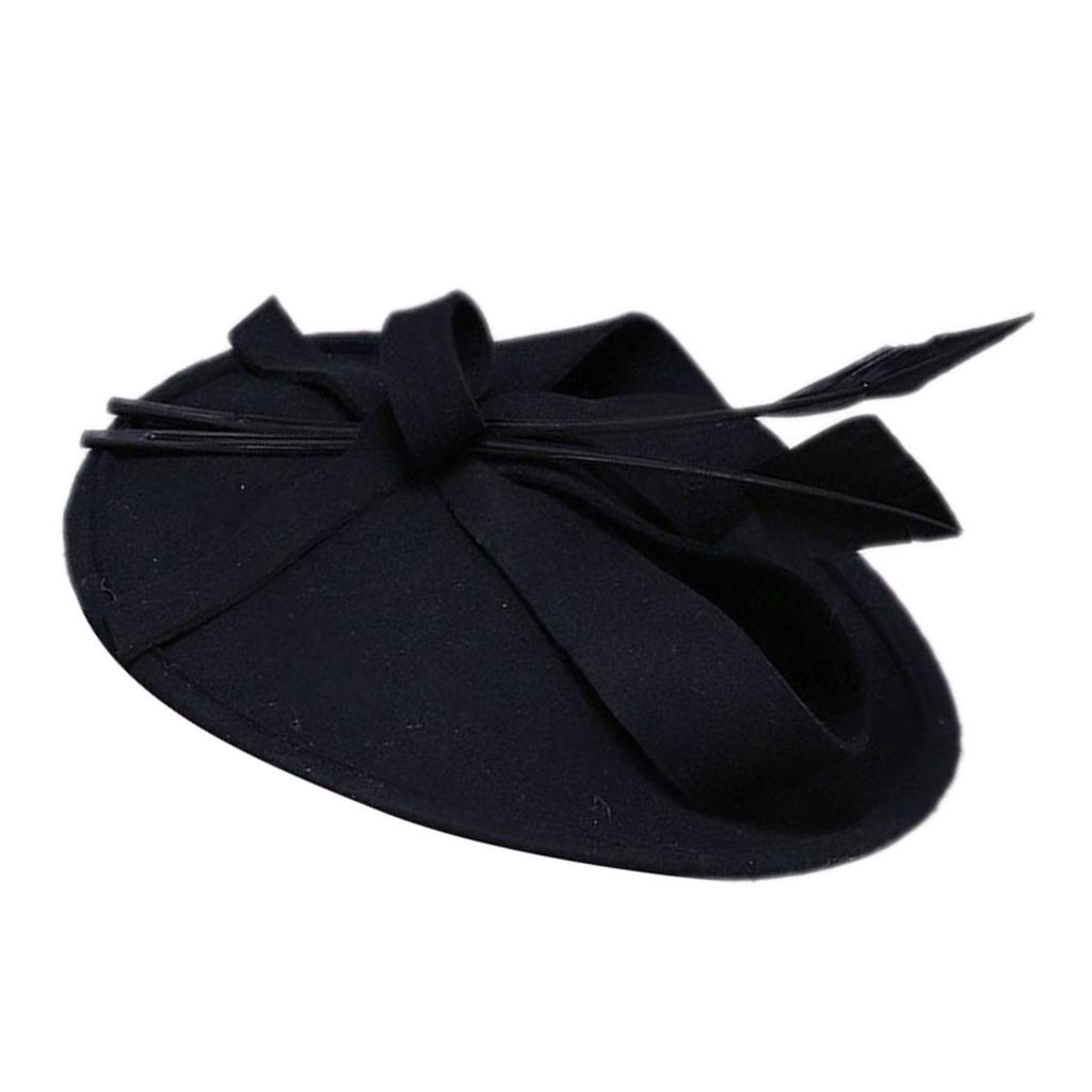 Vintage Fascinator Hat Wedding Fascinator Headband Elegant Pillbox Hat for Women Wedding Church Dinner Party