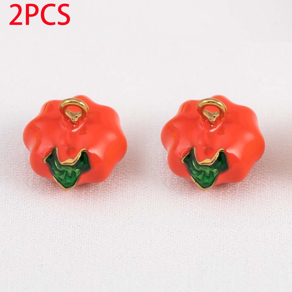 2pcs 10pcs Stainless Steel Pendant Cute Mushroom Fruit Seahorse Charms for DIY Bracelet Jewelry Making Necklce Keychain Earrings