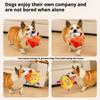 Interactive Ball Dog Toy for Chewers Training Decompress Bite Resistant Plush Handle Dog Toys with Bells Pet Supplies