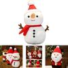 Adorably Soft Christmas Plush Santa Elk Snowman Stuffed Doll For Kids And Adults
