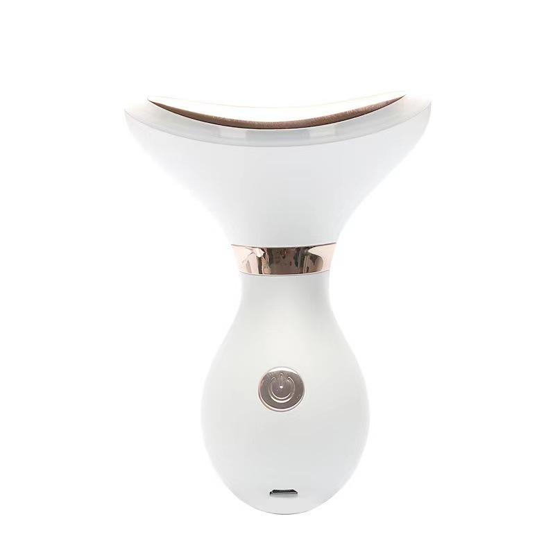 Neck Beauty Instrument Vibration Massage Fade Neck Lines Nasolabial Folds Eye Lines Lift Skin Massage Instrument Red Blue Light Beauty Instrument