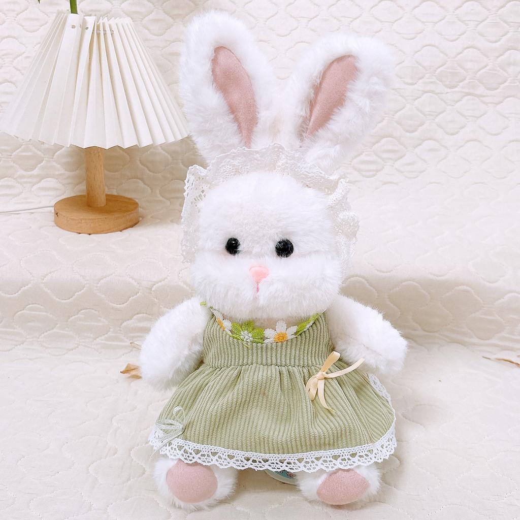 Creative Plush Bunny Toy With Dress For Kids Girls Gift