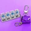 Clickable Button LED Button Silent Operation Stress Relief Clicker  Home Use
