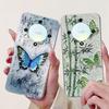 For Honor X9b 5G Case Flowers Butterfly Painted Cover Soft Silicone Casing For Honor X9 X9 b HonorX9b 5G Phone Case