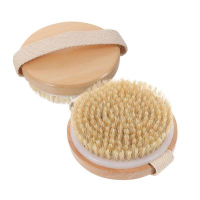 Body Brush Dry Removal Massage Hotel 2-piece Set Brown