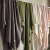 Pure Cotton A-Class Tassel Throw Blanket for Mother & Baby - Lightweight Summer Nap Gauze Towel