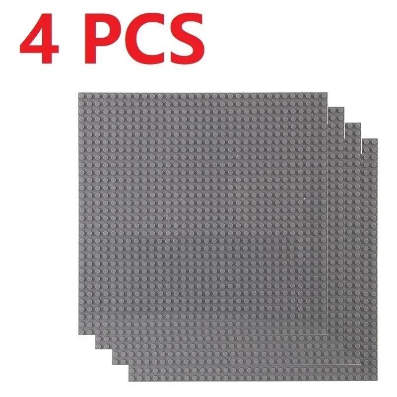 Non-Toxic 4Pcs Base Plates 32X32 16X32 Dots Classic Base Plates Blocks Diy Plastic Building Bricks Assembly Compatible All Brand City Toy