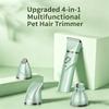Professionelle Elektrische Tierhaarschneider Wasserdicht USB-Aufladung Hundeshaarschneider Leise Katzenpflege Schermaschine für Katzen und Hunde