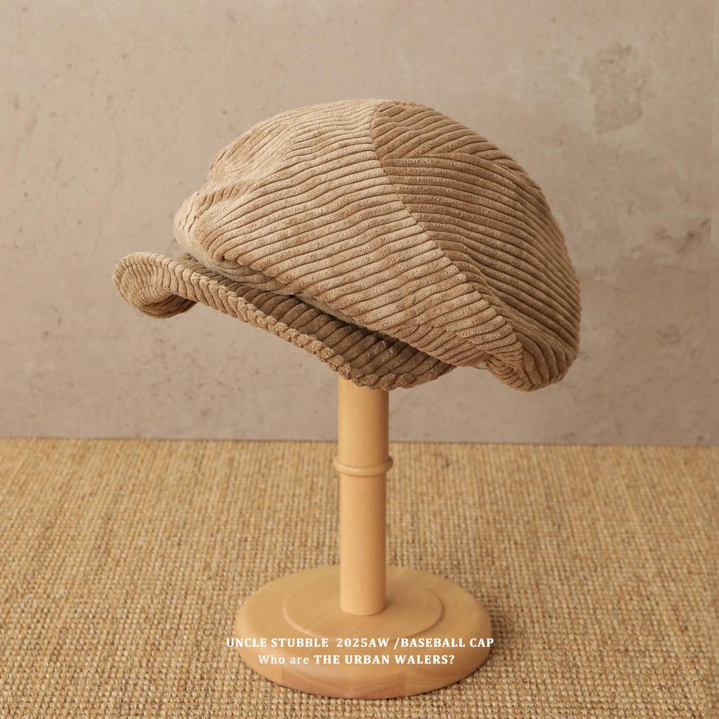 Nuovi Cappelli Newsboy in Velluto a Coste Autunno e Inverno per Uomo e Donna Cappelli da Pittore Rugosi Letterari Giapponesi Retrò Berretti di Design di Nicchia