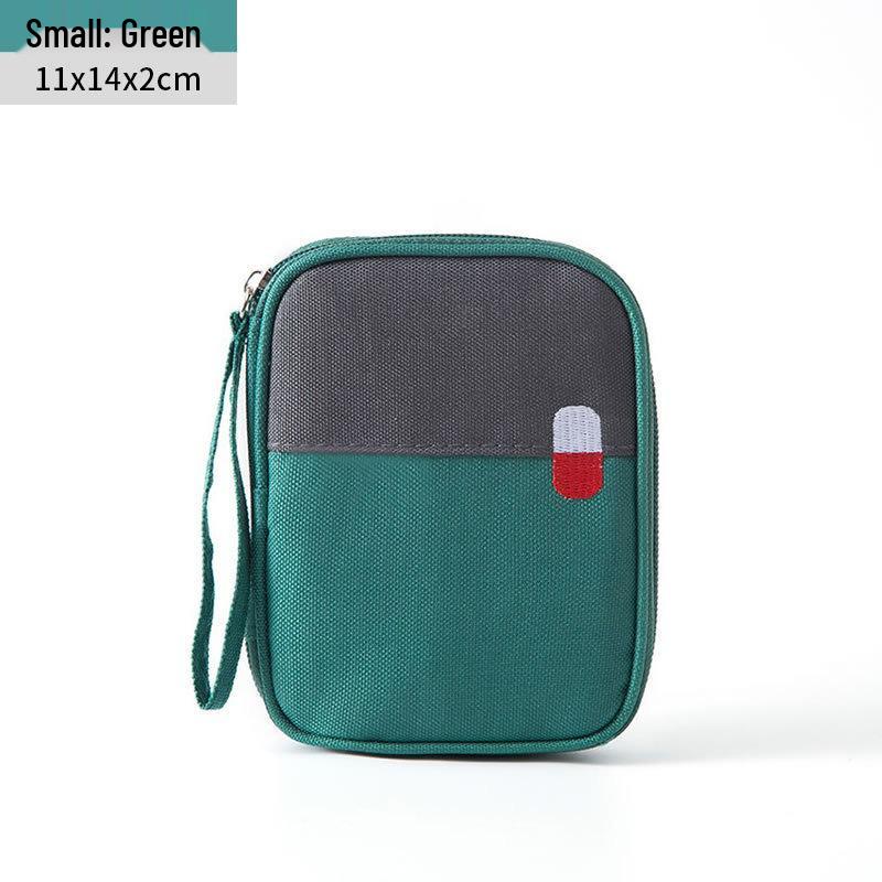 Portable Emergency First Aid and Medicine Storage Bag for Travel and Home