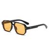 2025 Nowa Moda Okulary Przeciwsłoneczne z Podwójną Belką dla Kobiet Mężczyzn Kolor Galaretkowy Retro Rekreacja Jazda Biznes Trend Kwadratowe Okulary Przeciwsłoneczne UV400