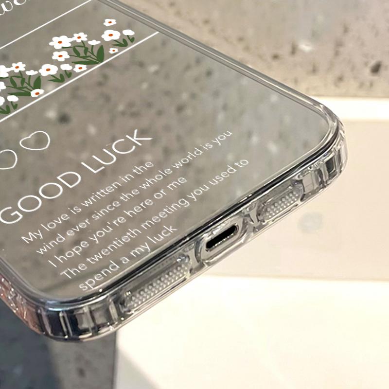 Pouzdra na mobilní telefon pro iPhone 11 13 XR 15 Pro Max 12 14 Pro Max Case iPhone 16 XS Max Mirror Ochranné pouzdro Mirror Exquisite Cartoon Waterproof