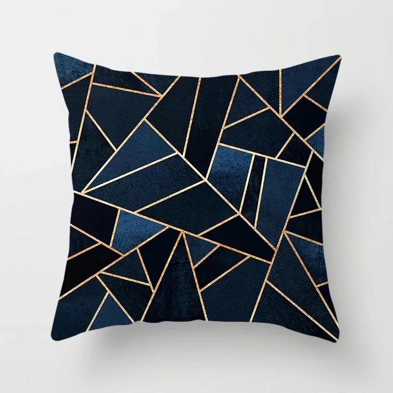Geometriskt Mönster Kudde Dekoration Hem Soffa Kuddfodral Säng Lyx