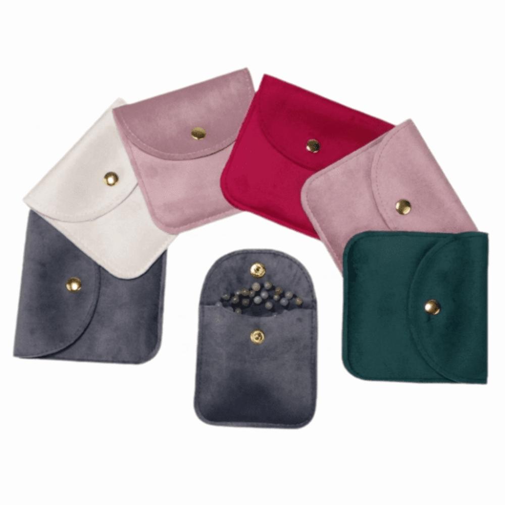 Soft Packaging Gift Bag Portable Storage Jewelry Organizer New Velvet Jewelry Pouch  Travel Use