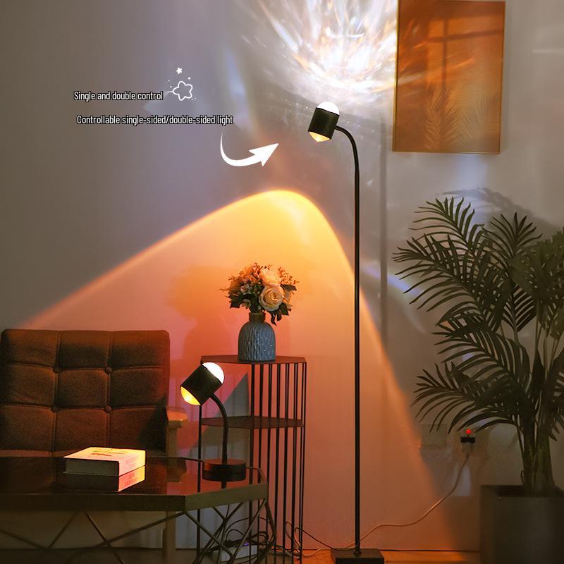 Popular Ripple Sunset Projection Lamp for Ambient Decor In Living Rooms & Bedrooms