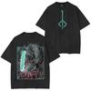 Bloodborne Ludwig Der Verfluchte Heilige Klinge Grim T-Shirt Jäger und Lampe Boten Oversize Unisex Gewaschen Streetwear T-Shirt