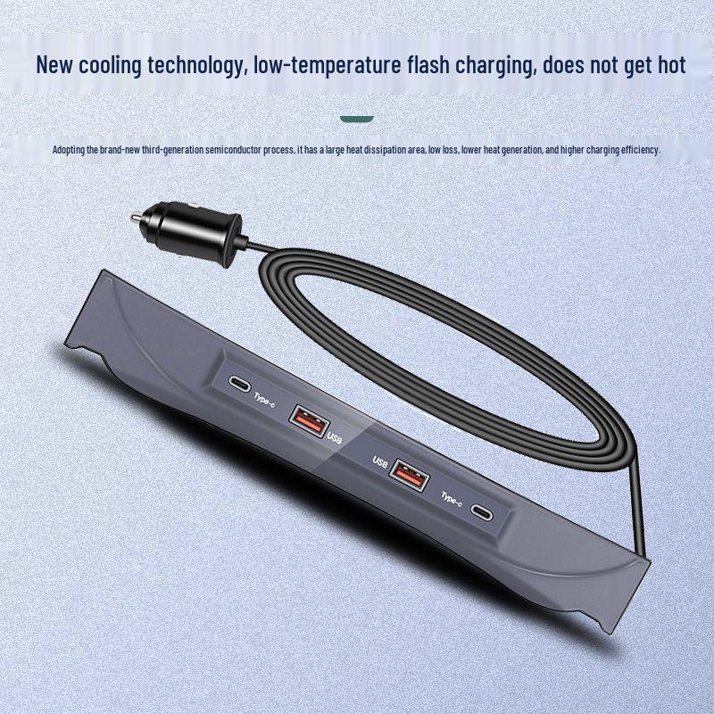 L6F: Docking station and USB expansion converter with smart fast charging for Ford Edge L.