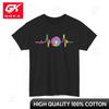 Volleyball Tshirt Volleyball Ball Heartbeat Sports Lovers Tie Adorable Crew Neck Cotton Fabric Graphic Tee Weekend Outfit