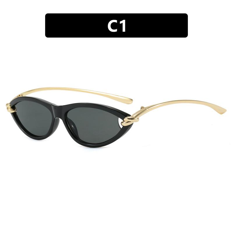 1PC  New European and American Retro Design Women's Cat Eye Premium Sunglasses