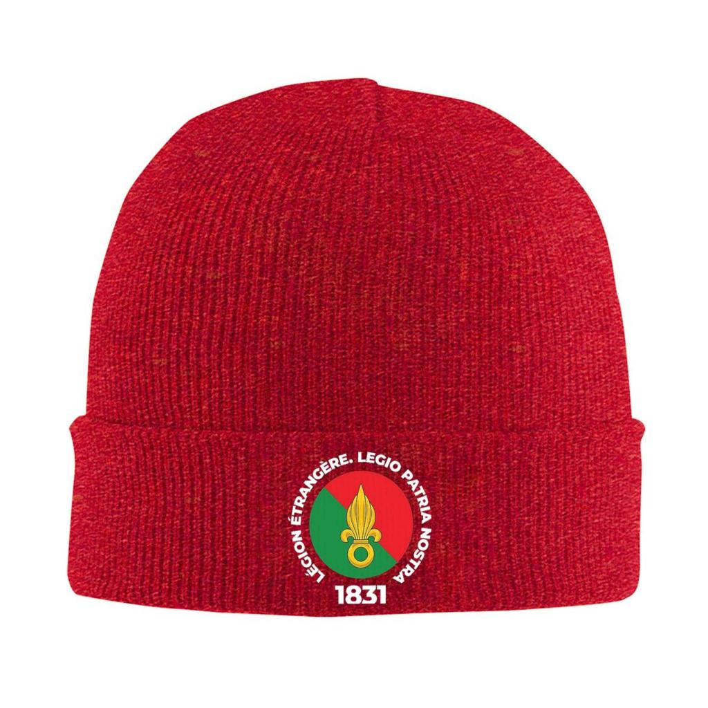 Legion Etrangere Foreign Warm Knitted Cap Fashion Bonnet Hat Autumn Winter Outdoor Beanies Hats for Unisex Adult