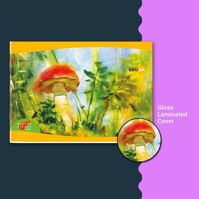 

Navneet Youva | Green Drawing Book For Students And Budding Artists | Small Size | A4 Size 21 Cm X 29.7 Cm | 56 Pages | small