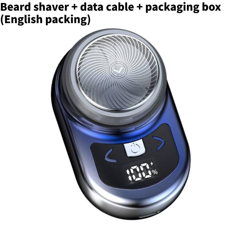 

Sanqiao Интеллектуальная цифровая бритва Электрическая бытовая бритва Дорожная портативная Blue Gray English