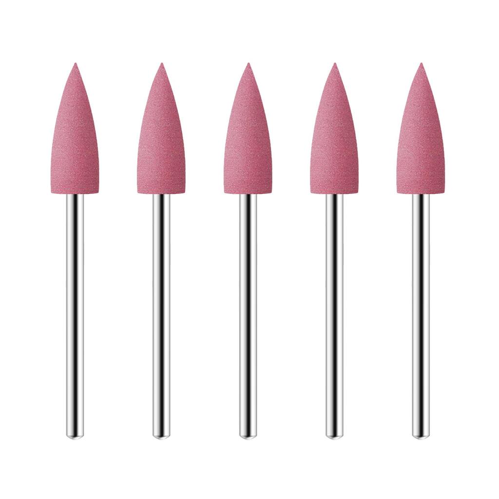 5 Bucăți Cauciuc Silicon Lustruitor de Unghii Cauciuc Bit de Freză pentru Unghii Freză Siliconică de Lustruire Buffer Polizor pentru Mașină Electrică