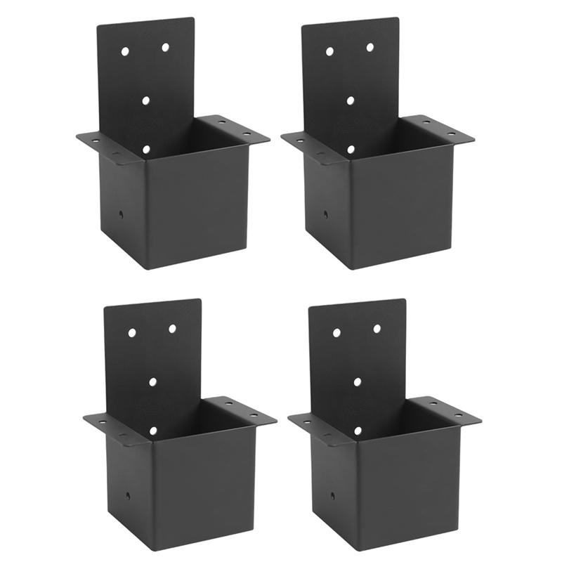 Good-4 Pcs Pergola Brackets 4X4in ( Actual 3.6  X 3.6 ) Rafter Post Brackets Pergola Kit, Gazebo Brackets Wall Mount Bracket