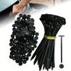 Universal Car Cable Ties with Fasteners - for Mudguard Fixing, Wire Management, Daily Auto Repair, Multi-Purpose Nylon Clips