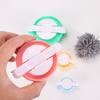 1Set DIY Handmade Wool Yarn Ball Weaving Making Tool, Manual Knitting Ball Maker Tool Kit, suitable for Crochet Round Yarn Balls