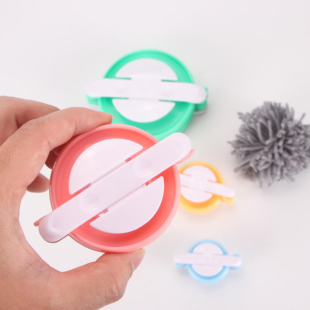 1Set DIY Handmade Wool Yarn Ball Weaving Making Tool, Manual Knitting Ball Maker Tool Kit, suitable for Crochet Round Yarn Balls