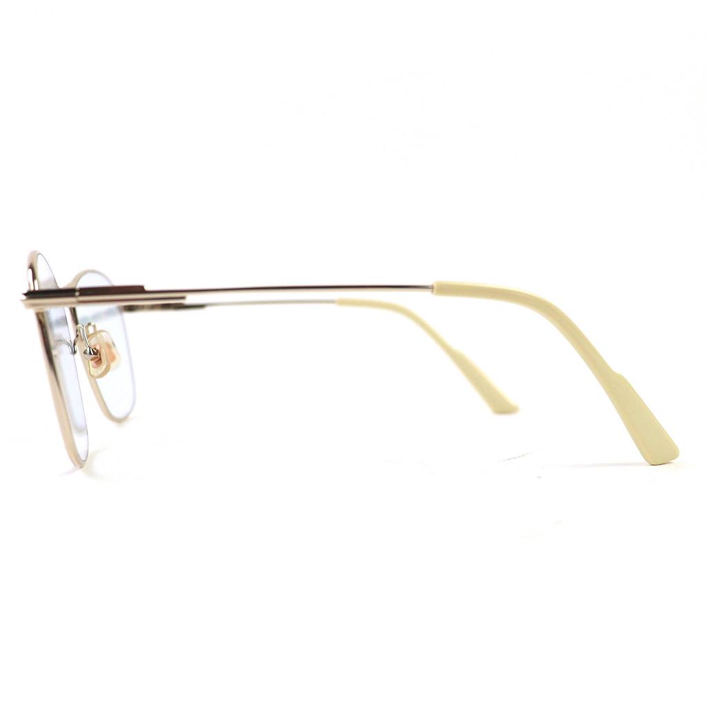Pristine GENTLE MONSTER Sunglasses MORA-031 Square Frame: Gold Cream Mens Used