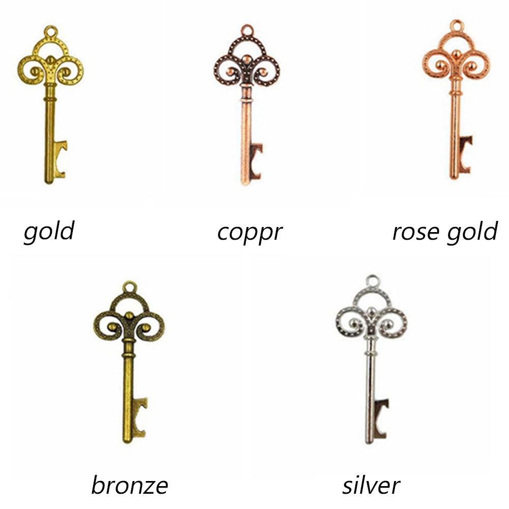 Favors Home Supplies Bar Supplies Bottle Opener Keychain Skeleton Key Beer Opener Kitchen Gadget