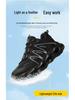 Men's Lightweight Steel Toe Safety Shoes - Anti-Fatigue, Anti-Smash, Anti-Puncture, Soft Sole, Ideal for Warehouse and Workshop Work.