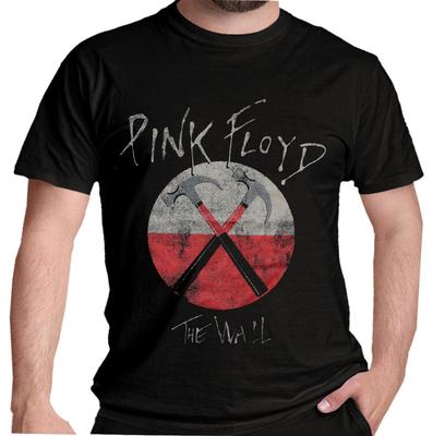Tričko Pink Floyd The Wall Logo Kladiv Klasický Rockový Merch