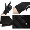 Black Winter Warm Full Fingers Waterproof Cycling Outdoor Sports Running Motorcycle Ski Touch Screen Fleece Gloves