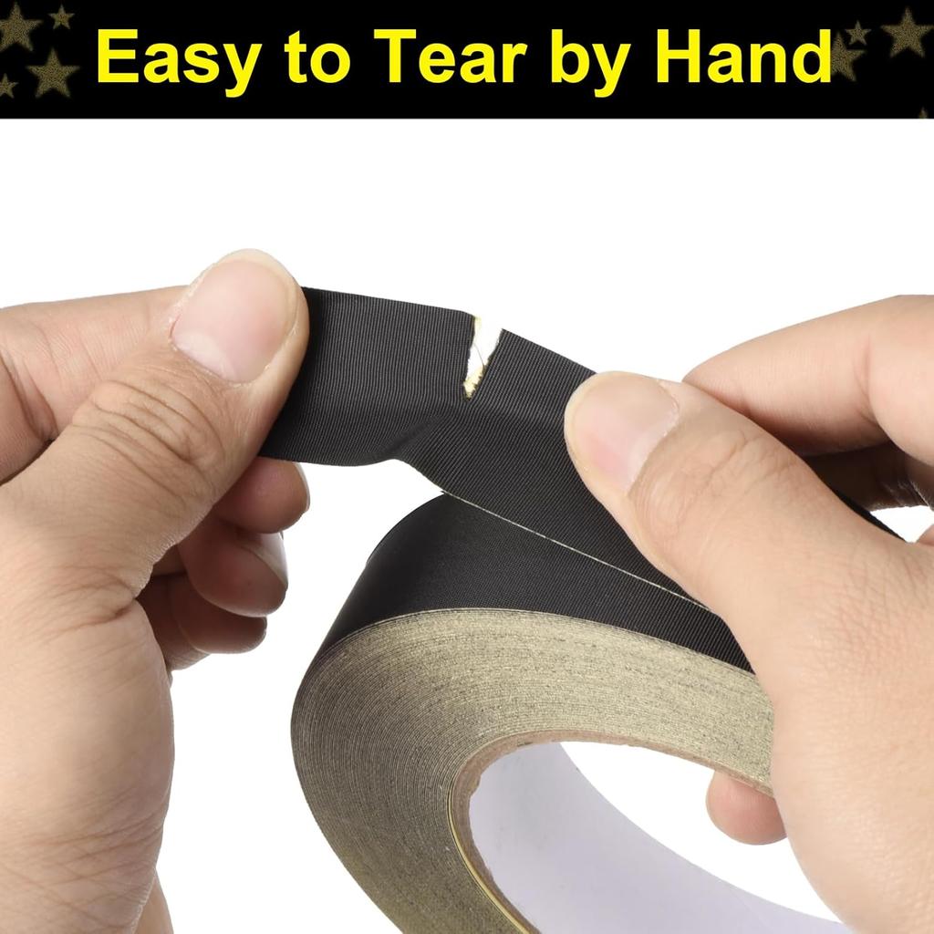 Acetate Tape for Electrical Insulation 30M Black Adhesive Cloth Tape for LCD Screen Wire and Automotive Repair