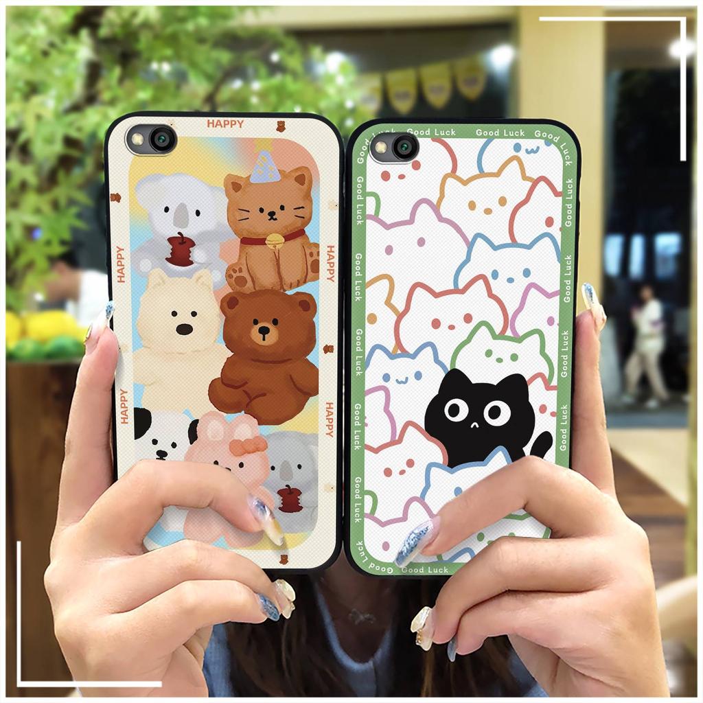 Cartoon Full Wrap Phone Case For Xiaomi Redmi GO Cute Protective Shockproof Silicone Graffiti Anti-knock Dirt-resistant