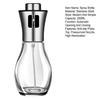 200ml Glass Olive Oil Sprayer with Anti-slip Press Top Dust-proof Oil Dispenser Pressurized Nozzle Kitchen Oil Misting Tool
