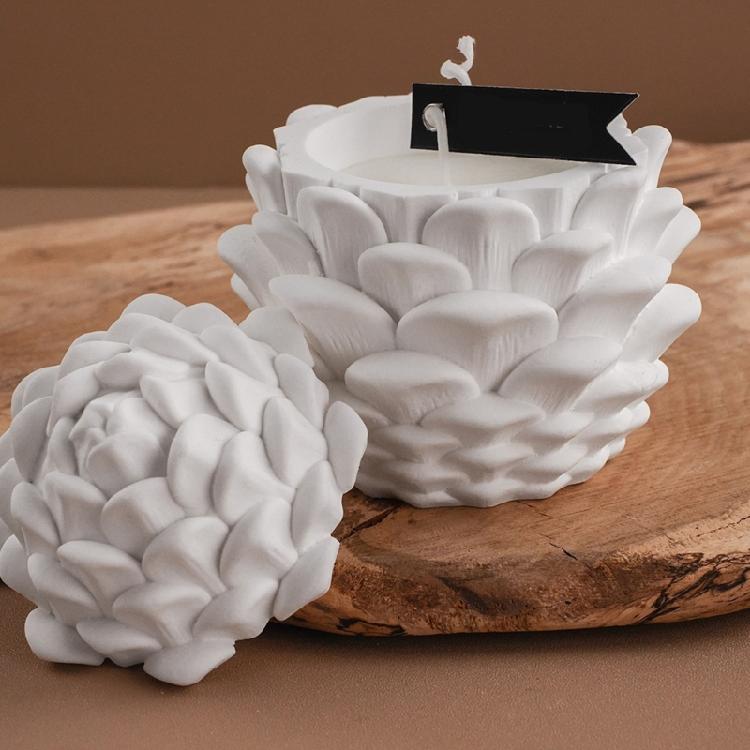 Easy Releases Silicone Pinecone Mould For Making Decorative Resin Containers And Gift Boxes