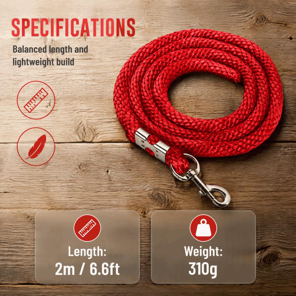 PP Horse Training Rope Heavy Duty Horse Web Lunge Line Durable Horse Lunge Rope Competition