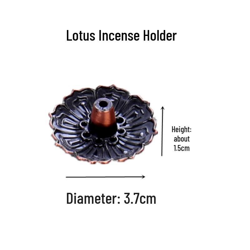 Brass Gourd Incense Holder - Fireproof Cotton Burner, Stick & Coil Holder, Incense Stand