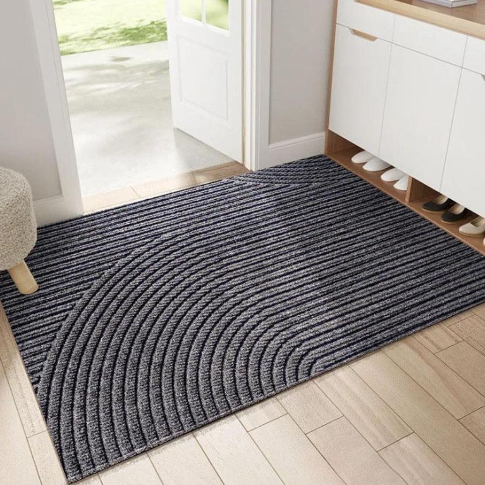 Waterproof Welcome Door Mats Geometric Wave Pattern Floor Mat Bath Mat Door Rug  Garden