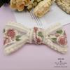 Embroidered Oversized Lace Bow Hairpin - Sweet Fairy Style