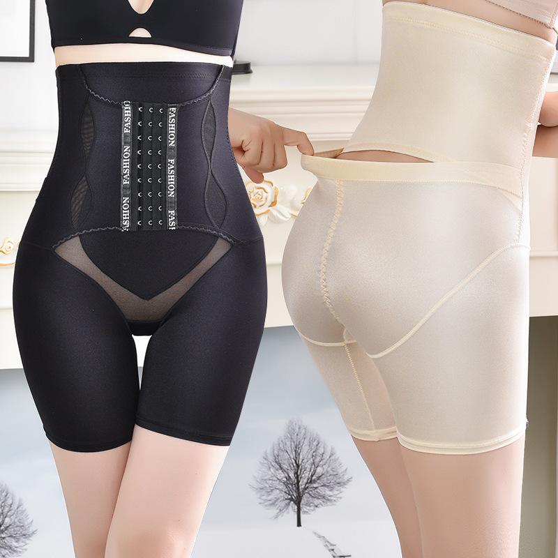 High Waist Tummy Control Postpartum Shaping Panties with Hip Lift and Removable Back Support for Plus Size Women