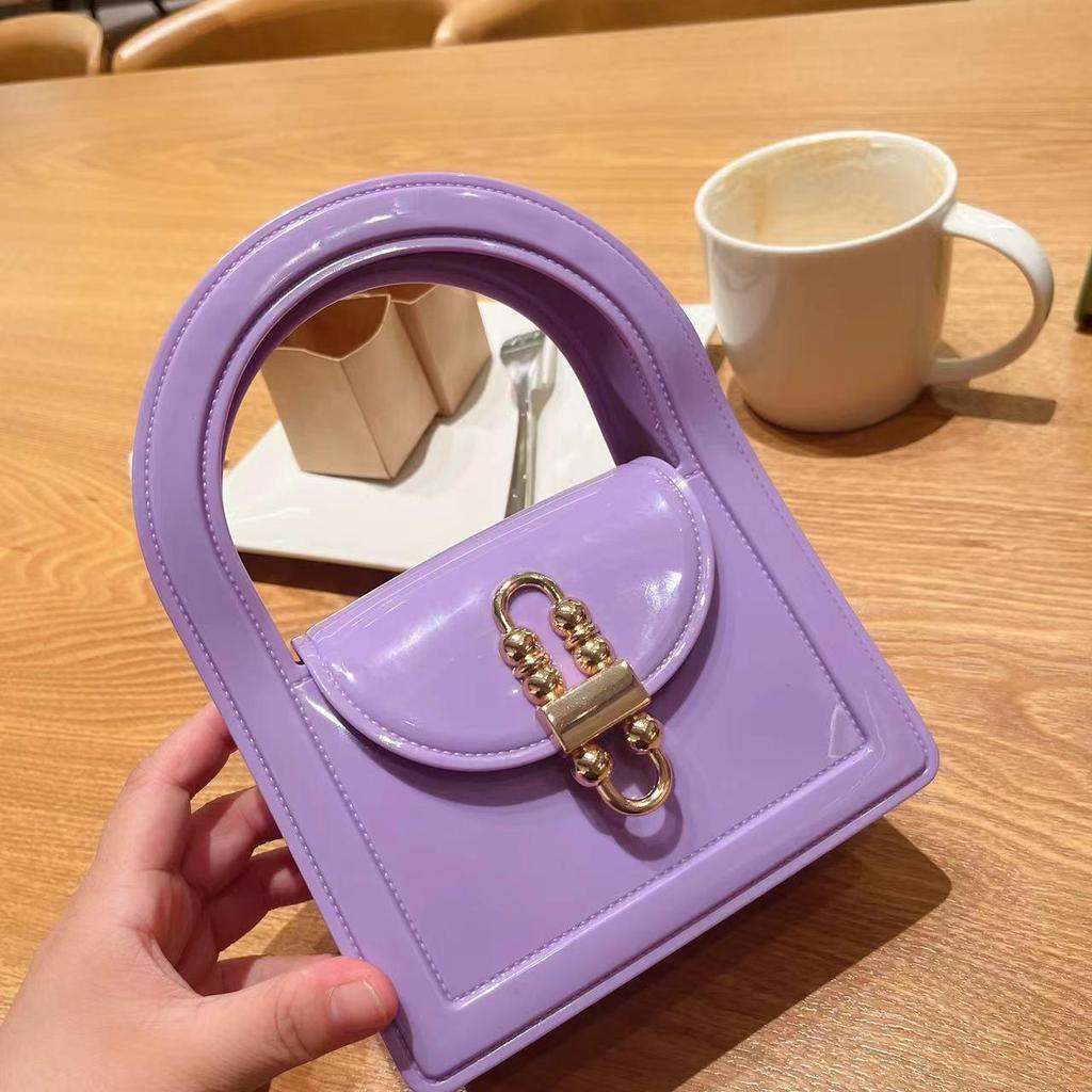 2025 Frühling/Sommer Jelly Mini Crossbody Tasche - Trendige, vielseitige Kettentasche für Damen und Kinder