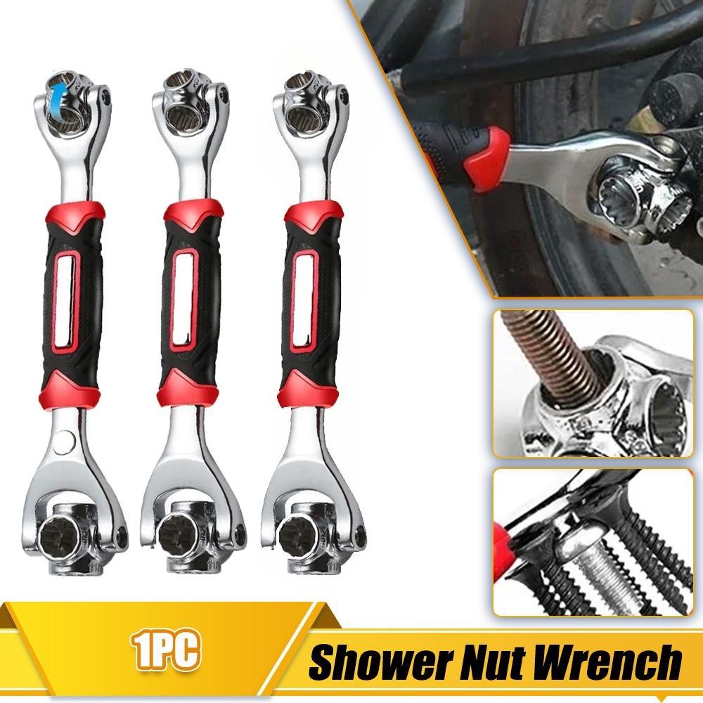 Multifunctional Socket Wrench Hand Tool 52 IN 1 360 Degree Rotating Ratchet Spline Bolt Socket Torx Wrench Repair Tool