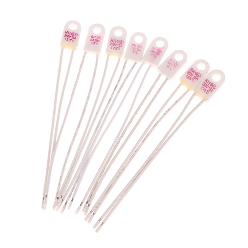 Rh 95C 115C 125C 130C 135C 150C 180C 230C Degree Rh Cutoff Temperature Fuse 15A 250V Fan Motor Thermal Fuse